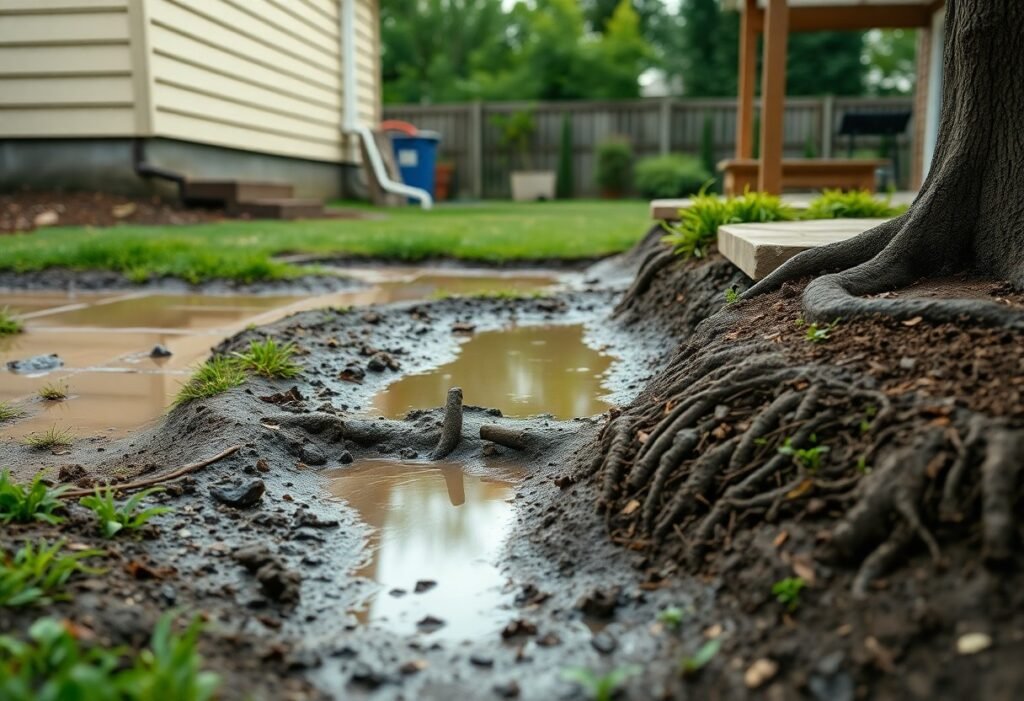 Signs Your Backyard Needs Drainage Improvements and Why They Matter Backyard Drainage Signs And Importance Zdn 1024x701