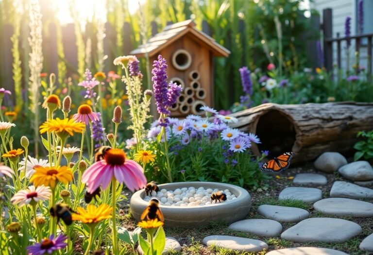 How to Create a Pollinator Friendly Backyard Garden